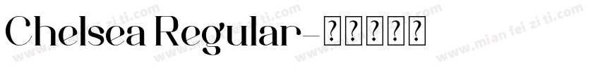 Chelsea Regular字体转换
